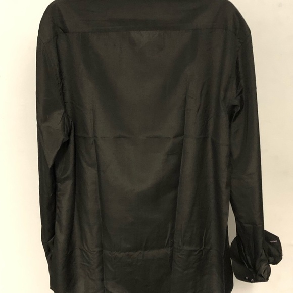 Rossi Milano button down shirt black modern fit - Picture 3 of 3